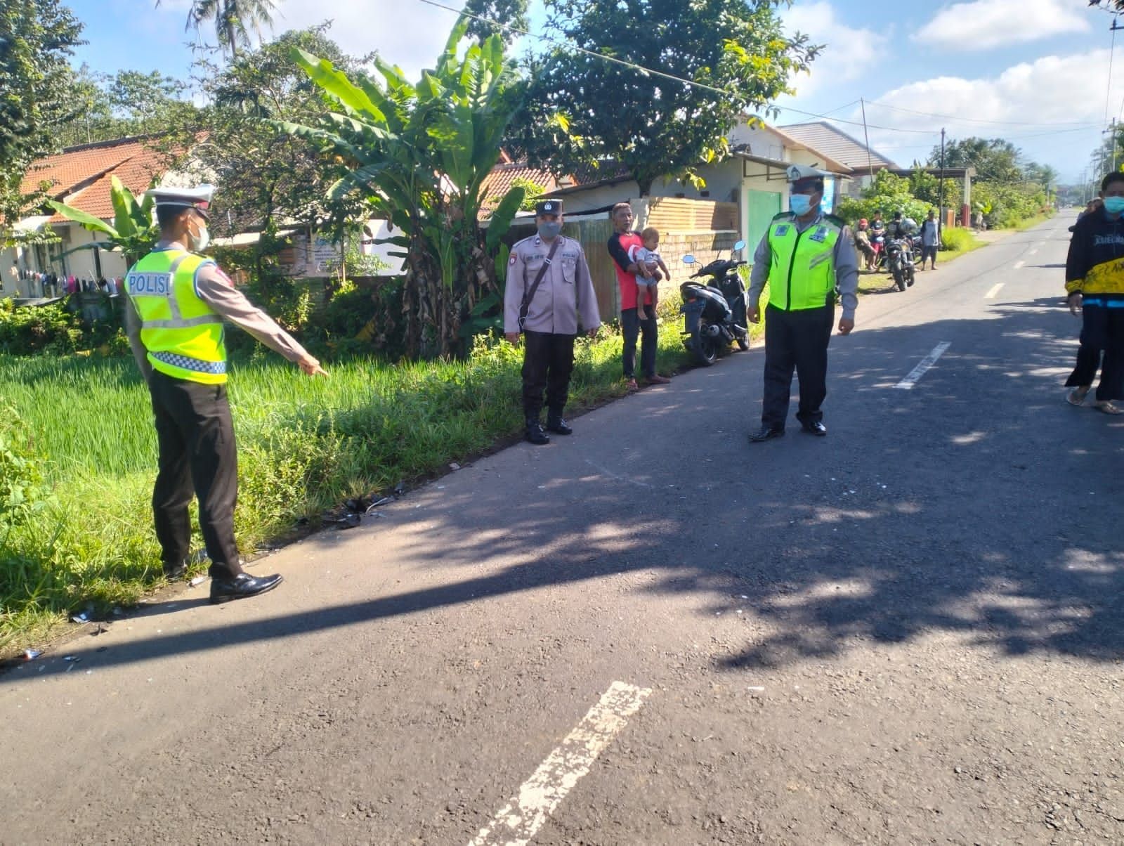 Kecelakaan Maut di Banyuwangi, Pickap vs Honda Scoopy, Seorang Anggota Polisi Meninggal Dunia