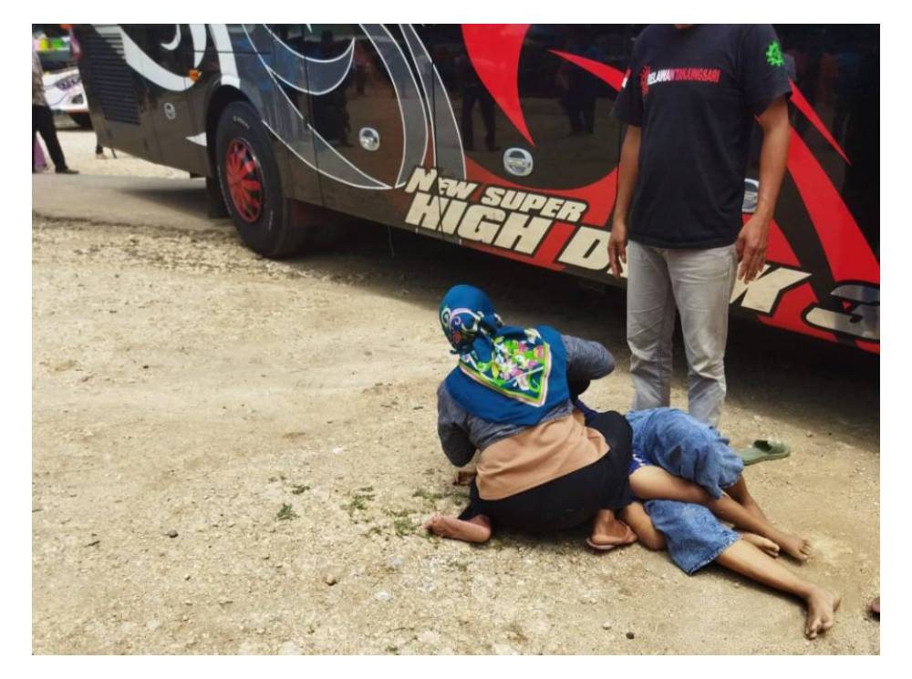 Tragis, Bocah 6 Tahun Tewas Terlindas Bus Saat Main Bola di Pantai Drini Gunung Kidul