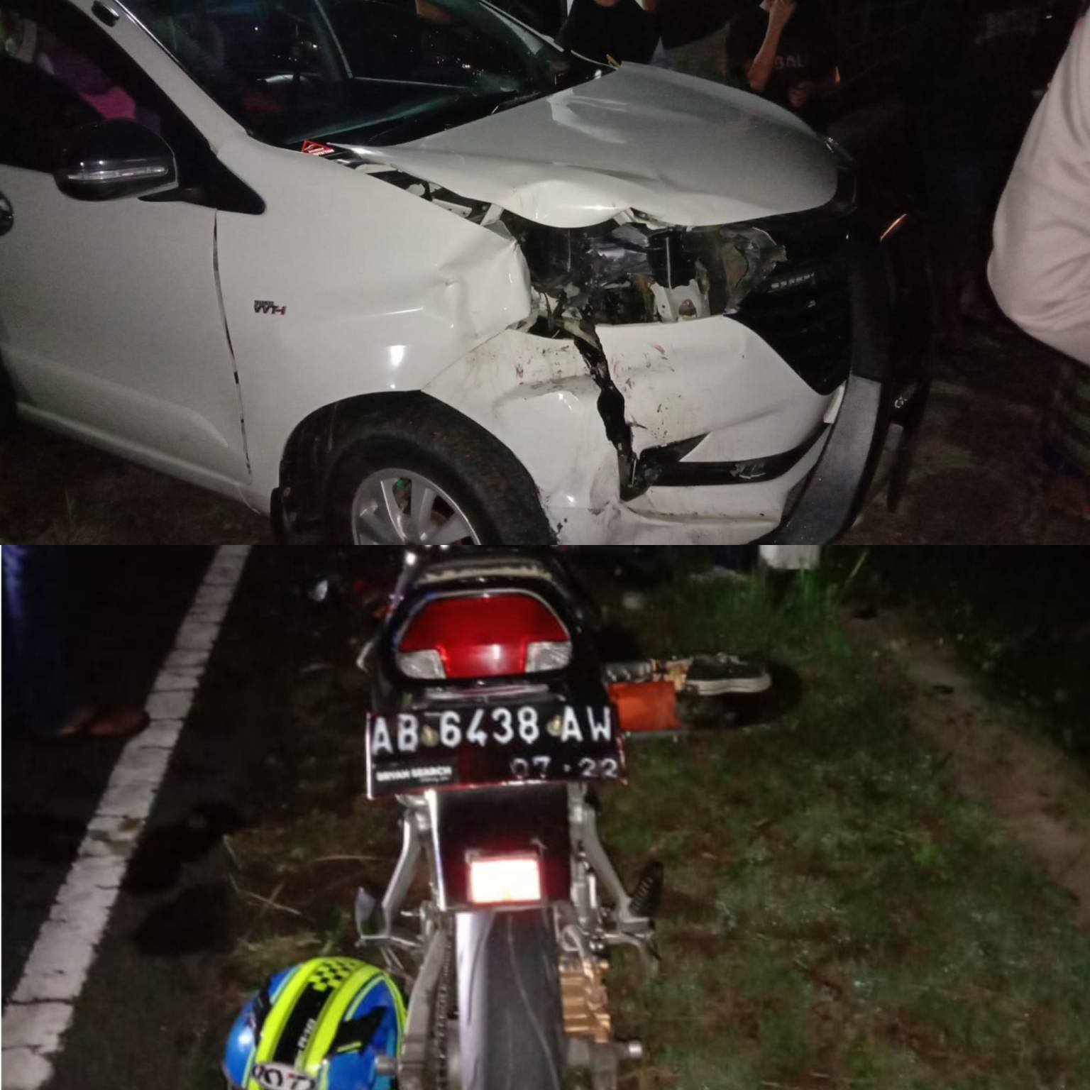 Kecelakaan di Jalan Jogja-Wonosari Gunungkidul, Kawasaki Ninja Nabrak Toyota Avanza, Pemotor Patah Tangan Kiri