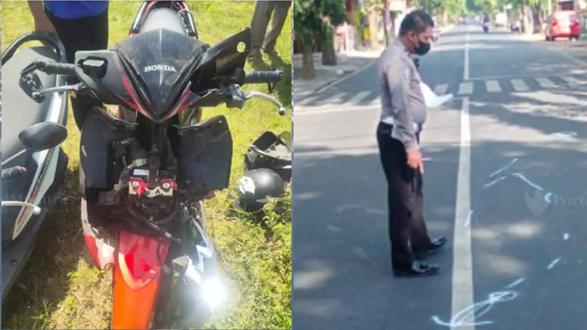2 Motor Saling Tabrak di Sumenep, Seorang Pelajar Tewas