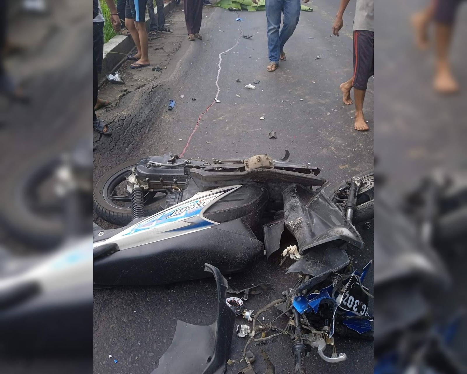 Diduga Tabrak Lari, Pria Asal Oku Tewas ditempat di Way Kanan