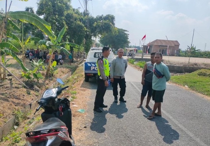 Dua Siswi Motoran Tanpa Helm Tabrakan di Mejobo Kudus, 1 Tewas