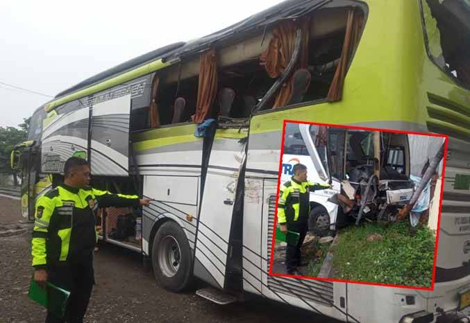 Kecelakaan 2 Bus di Paiton Probolinggo hingga Tabrak Tembok, 7 Penumpang Luka-Luka