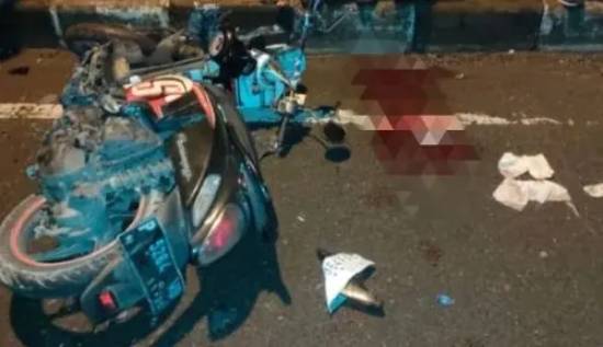 Kecelakaan Antara Dua Motor di Jalan Cargo Denpasar, 1 Pemuda Tewas di TKP