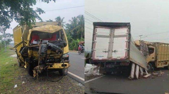 Kecelakaan Dua Truk Adu Banteng di Gandrungmangu Cilacap, 2 Orang Tewas
