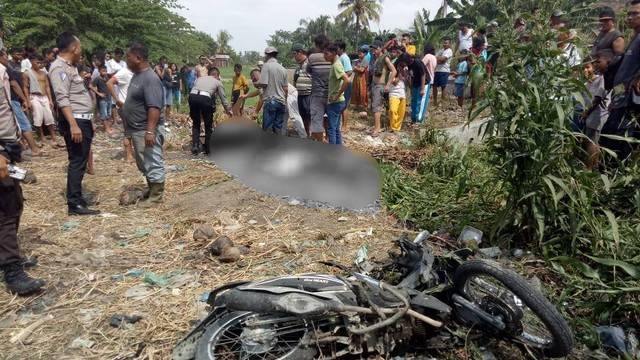 Kecelakaan Kereta vs Motor di Perlintasan Tanpa Palang di Sumut, 2 Orang Tewas