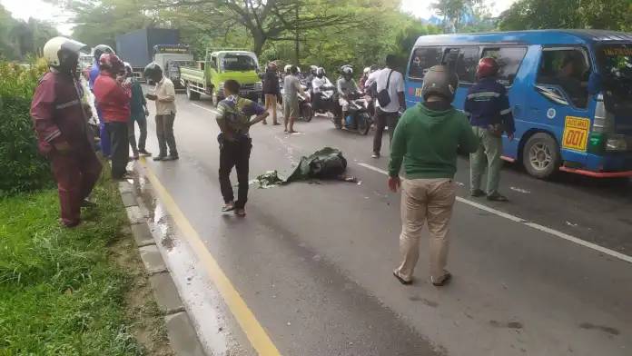 Kecelakaan Motor Vario dan Honda Beat di Simpang Kabil Batam, 1 Pemotor Tewas di Tempat