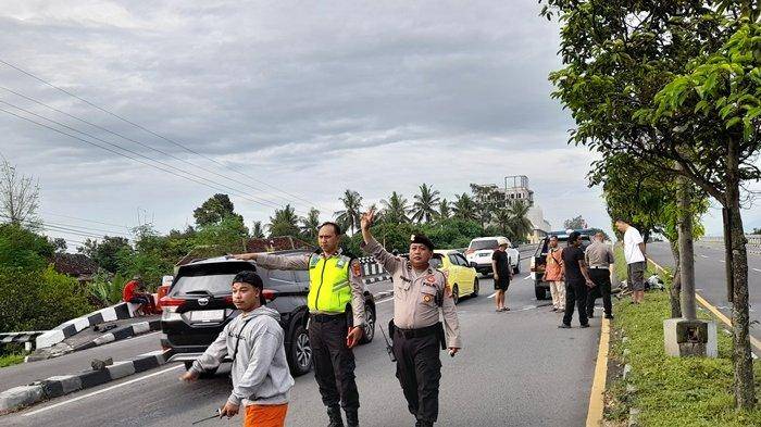 Kecelakaan Pemotor Tewas Usai Tabrak Motor di Jembatan Kaliabu Sleman