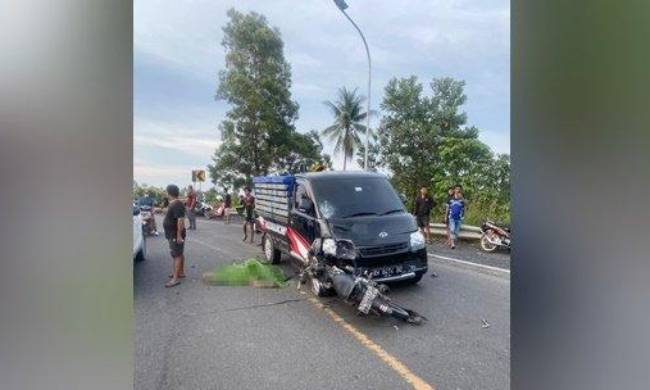Kecelakaan Pikap dengan Pengendara Motor hingga Tewas di Banjar Kalsel