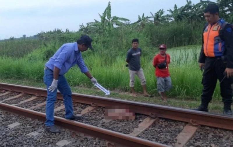 Kecelakaan Seorang Pria Tewas Mengenaskan usai Tertabrak KA Gumarang di Jalur Benowo-Cerme Gresik