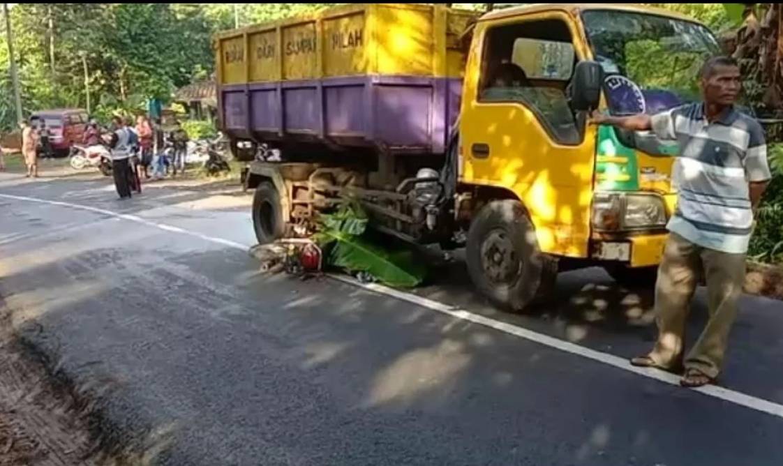 Kecelakaan Siswa SMK Tewas Terlindas Dump Truk di Cisaga Ciamis saat Berangkat Sekolah