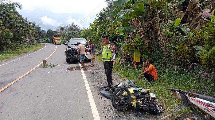 Kecelakaan Toyota Fortuner Tabrak Pemotor Mio hingga Tewas di Tanjung Jabung Timur