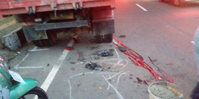 Kecelakaan Truk vs Honda Scoopy di Kota Ambon, Pemotor Tewas