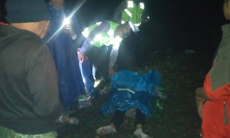 Kecelakaan Tunggal Motor Vario Jatuh ke Kebun di Jalan Banyuatis-Munduk Buleleng, 1 Orang Tewas