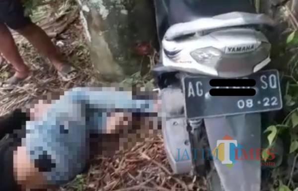 Kecelakaan Tunggal Pemotor Tewas usai Tabrak Pohon dan Tembok di Jalan Pantai Popoh Tulungagung