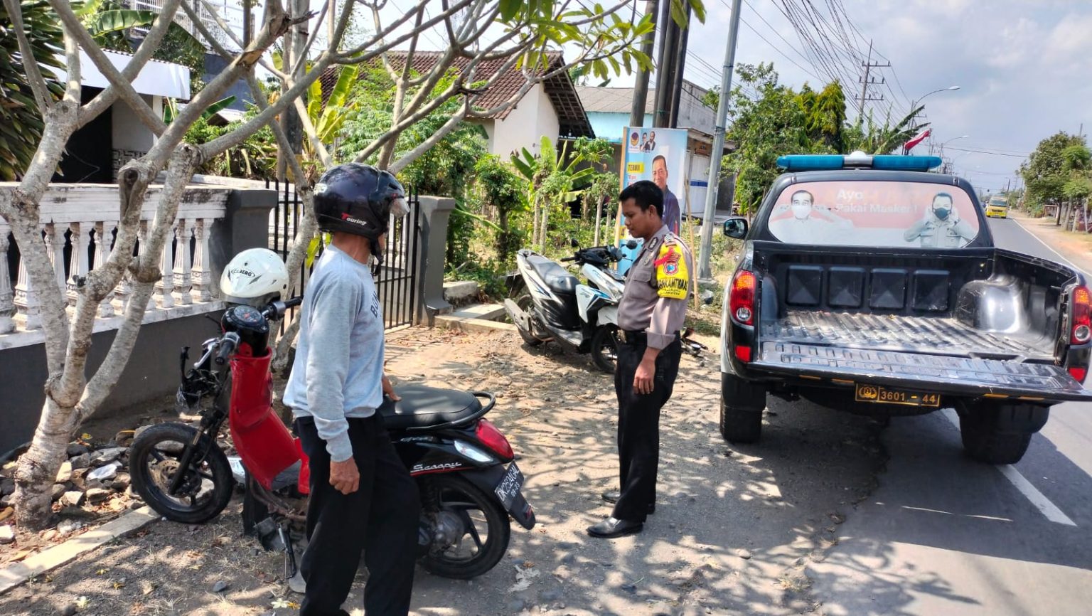 Kecelakaan Vario Vs Scoopy di Gambiran, Mahasiswa Asal Bali Dikabarkan Meninggal Dunia