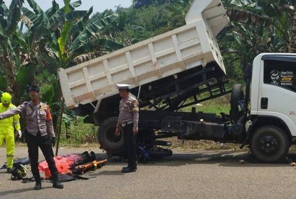 Kecelakaan Yamaha MX King vs Dump Truk di Luwu Timur, 1 Pemotor Tewas