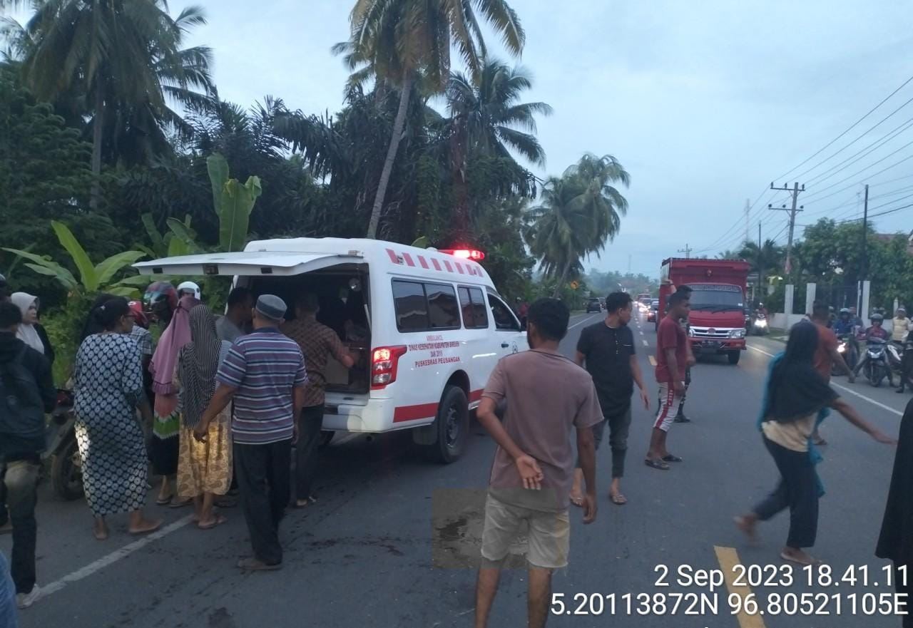 Kecelakaan di Gampong Raya Dagang Akibatkan Nyawa Bocah Melayang