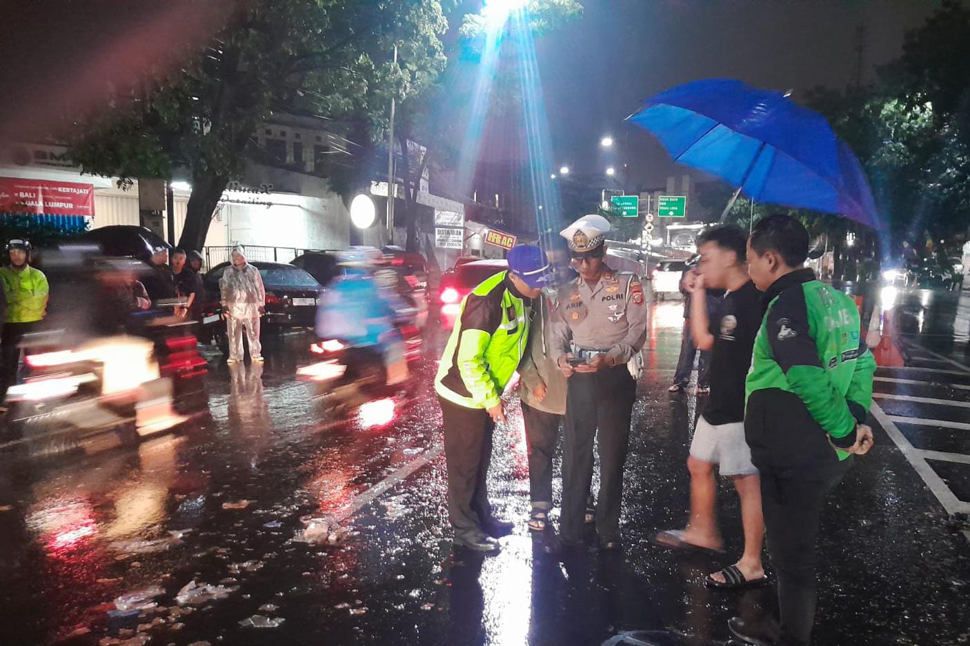 Kecelakaan di Jalan Laswi Batununggal, Penumpang Ojek Online Tewas