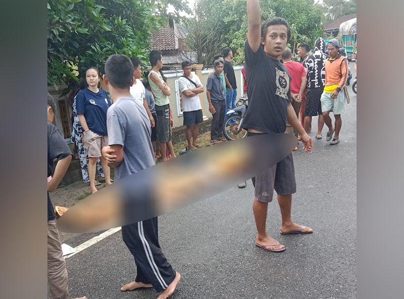 Lakalantas di Jalinbar, Kakak Beradik Tewas Ditempat