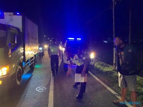 Tabrak Lari di Selogiri, Warga Jatisrono Tewas Hantam Truk Misterius