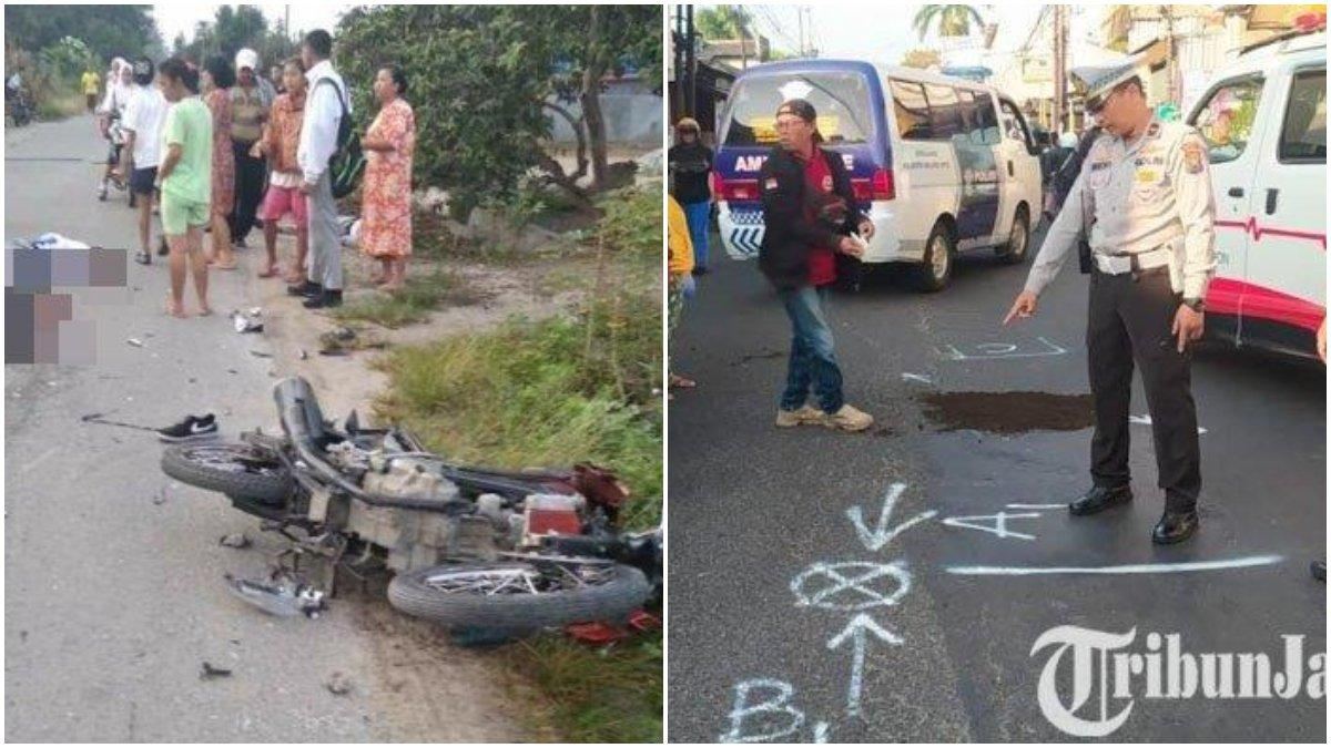 Tabrakan Dua Motor Lalu Terlindas Truk di Jalan Galunggung Klojen Malang, 1 Orang Tewas