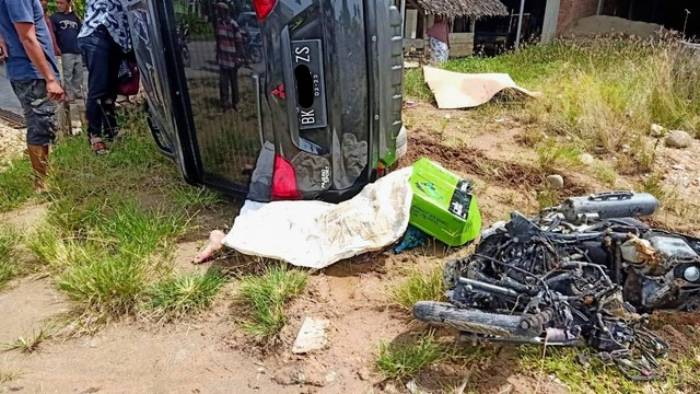 Tabrakan Pajero Sport dan Honda Vario di Aceh Timur, 2 Orang Tewas