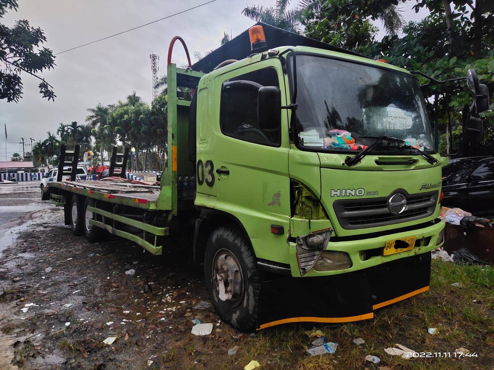 Tabrakan Truk dengan Motor di Jalan Umum Tiku Agam, 1 Korban Tewas