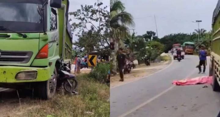 Tabrakan Truk dengan Motor di Kutai Timur, 1 Korban Tewas