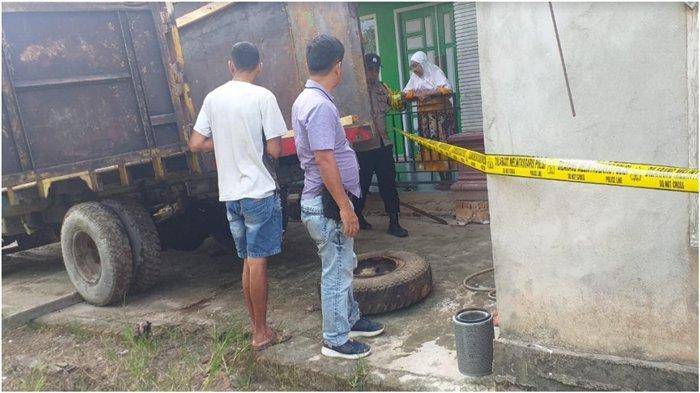 Truk Mundur Tabrak Seorang Warga hingga Tewas Terhimpit Pagar di Musi Banyuasin