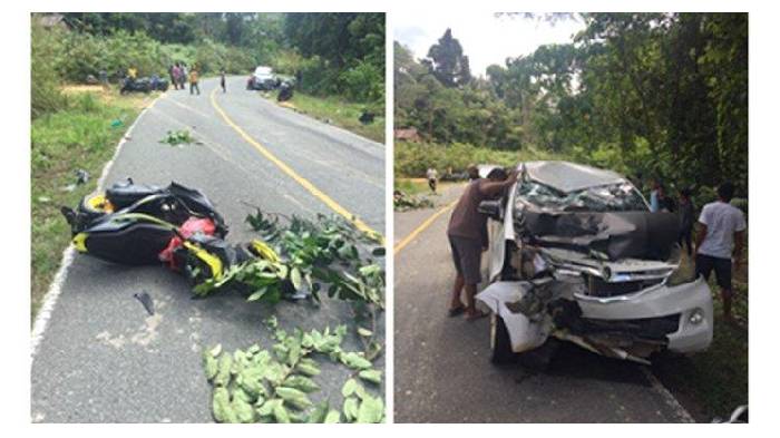 Kecelakaan Maut di Betayau Tana Tidung, Motor vs Minibus Tewaskan Seorang Pemotor