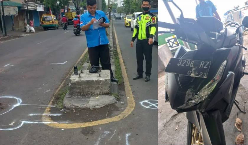 Laka di Sidoarjo, Pemotor Tewas Asal Probolinggo Tewas Terlindas Truk di Simpang Empat Gedangan